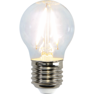 LED-LAMPA E27 G45 Klar